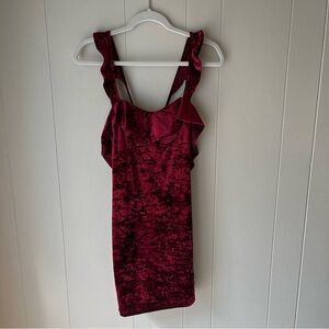 essue | Crushed Velvet Bodycon Dress